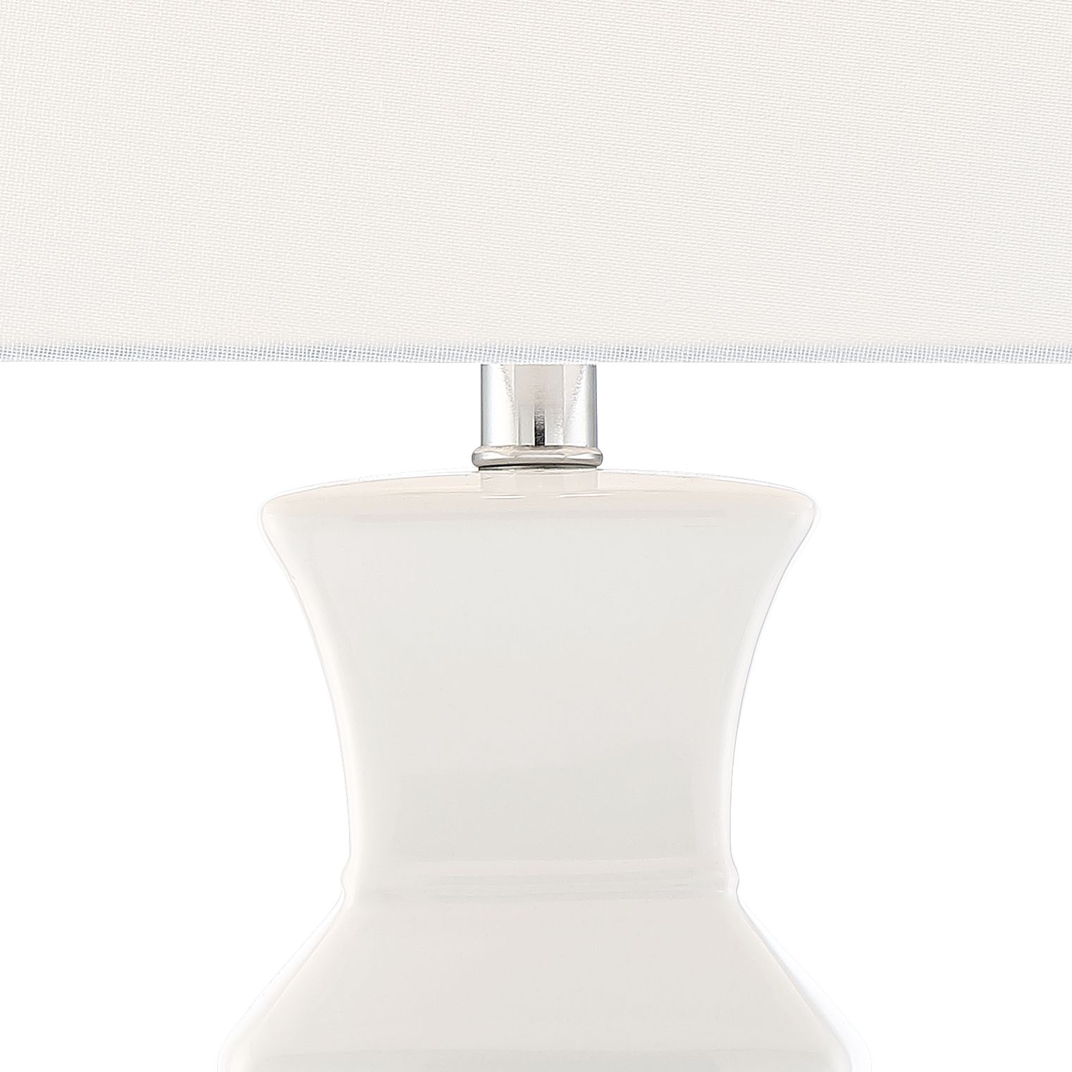 Maya Ivory Ceramic Table Lamp - #39V71 | Lamps Plus
