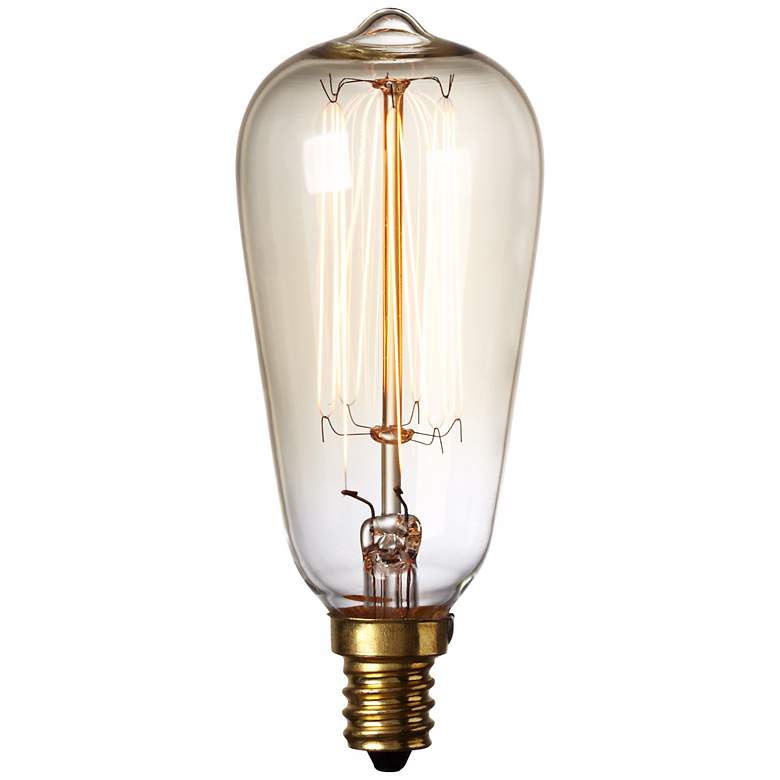 Nostalgic 40 Watt Candelabra Base Edison Style Light Bulb more views