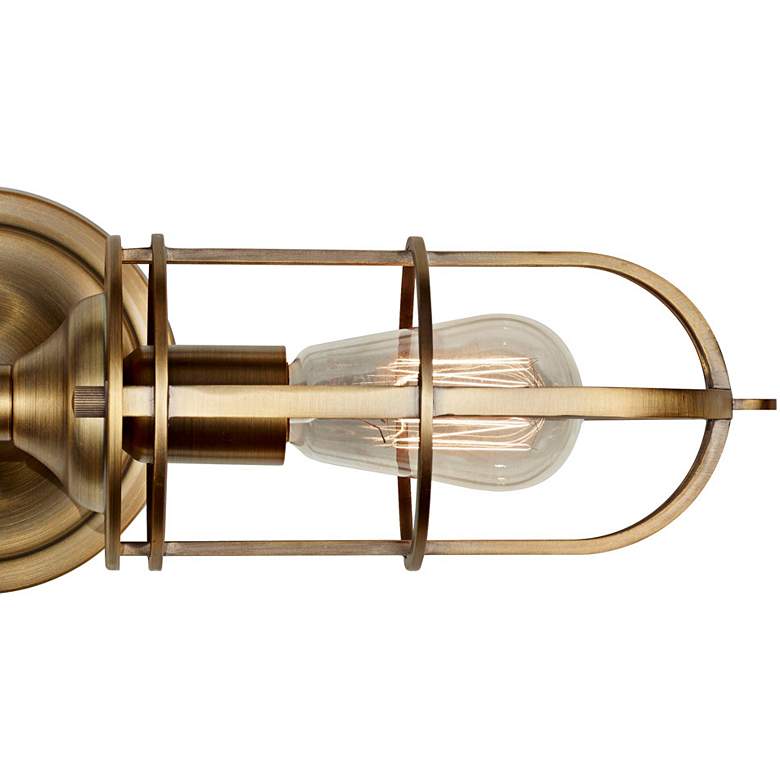 Feiss Urban Renewal 20 1/4&quot;H Dark Antique Brass Wall Sconce more views