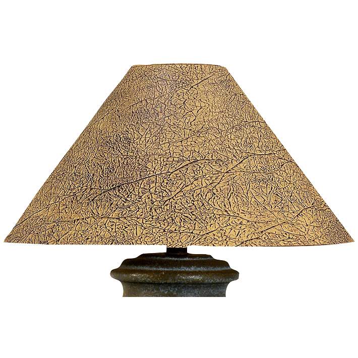 Handcrafted Southwest Terra Cotta Table, Southwestern Lamp Shades