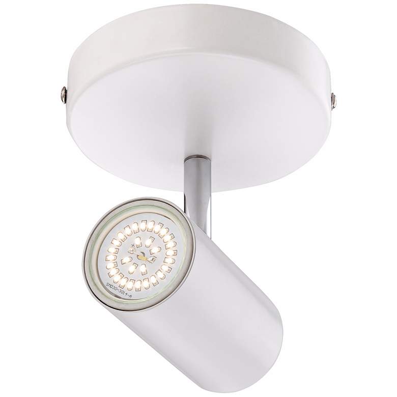 Galena 8&quot; Wide White Finish LED Track Fixture by Pro Track more views