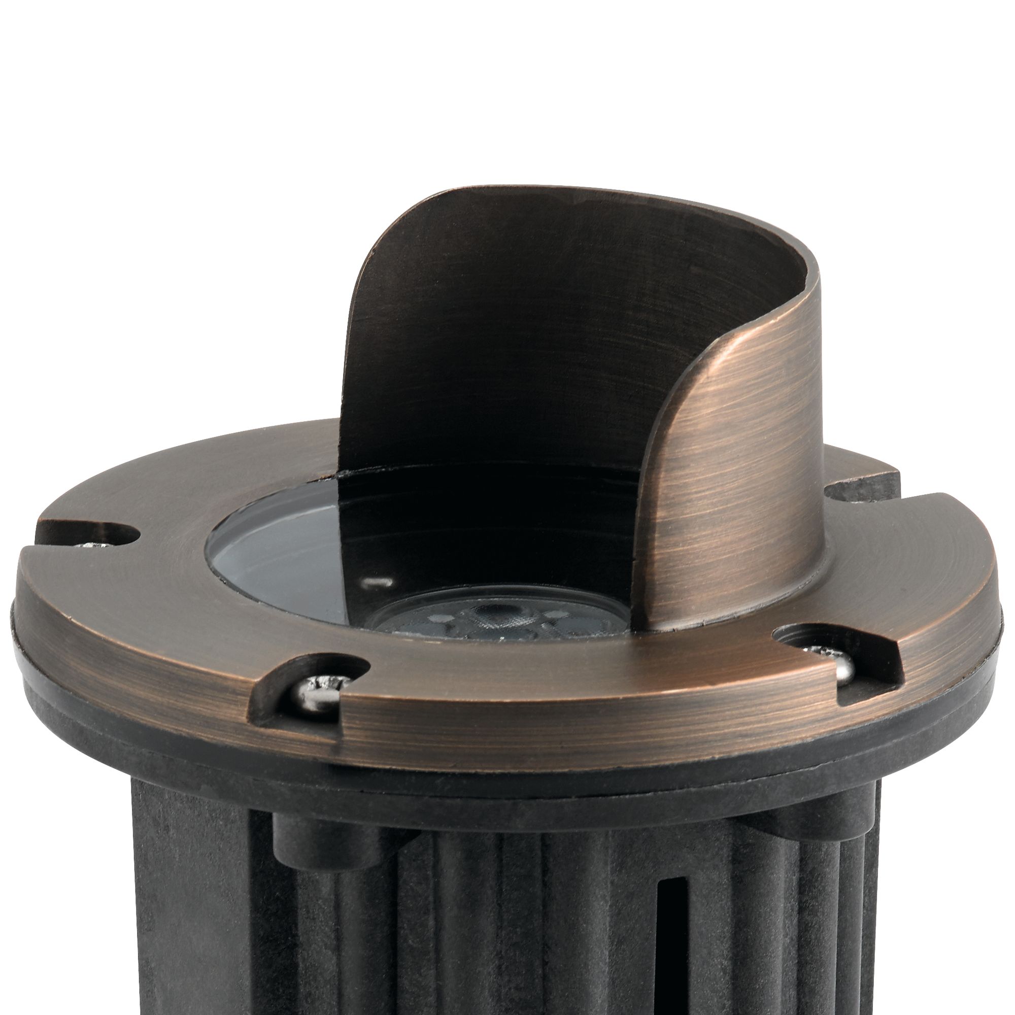 Rolph Centennial Brass InGround Well Light with Cowl 40D94 Lamps Plus