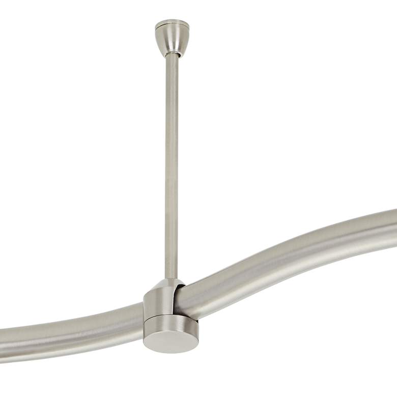Swell 6-Light Brushed Nickel Bell LED Track Fixture more views