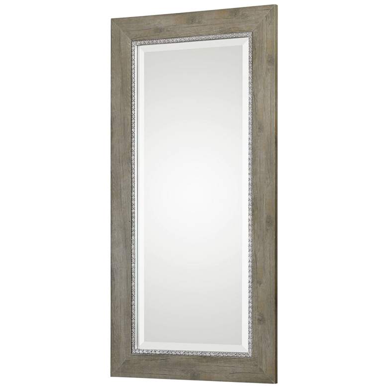 Uttermost Sheyenne Rustic Wood 24&quot; x 48&quot; Wall Mirror more views