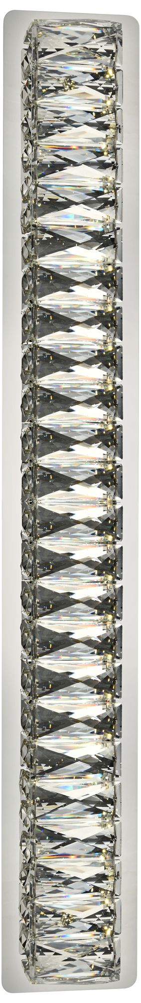 Monroe 32" Wide Chrome LED Bath Light - #41D14 | Lamps Plus