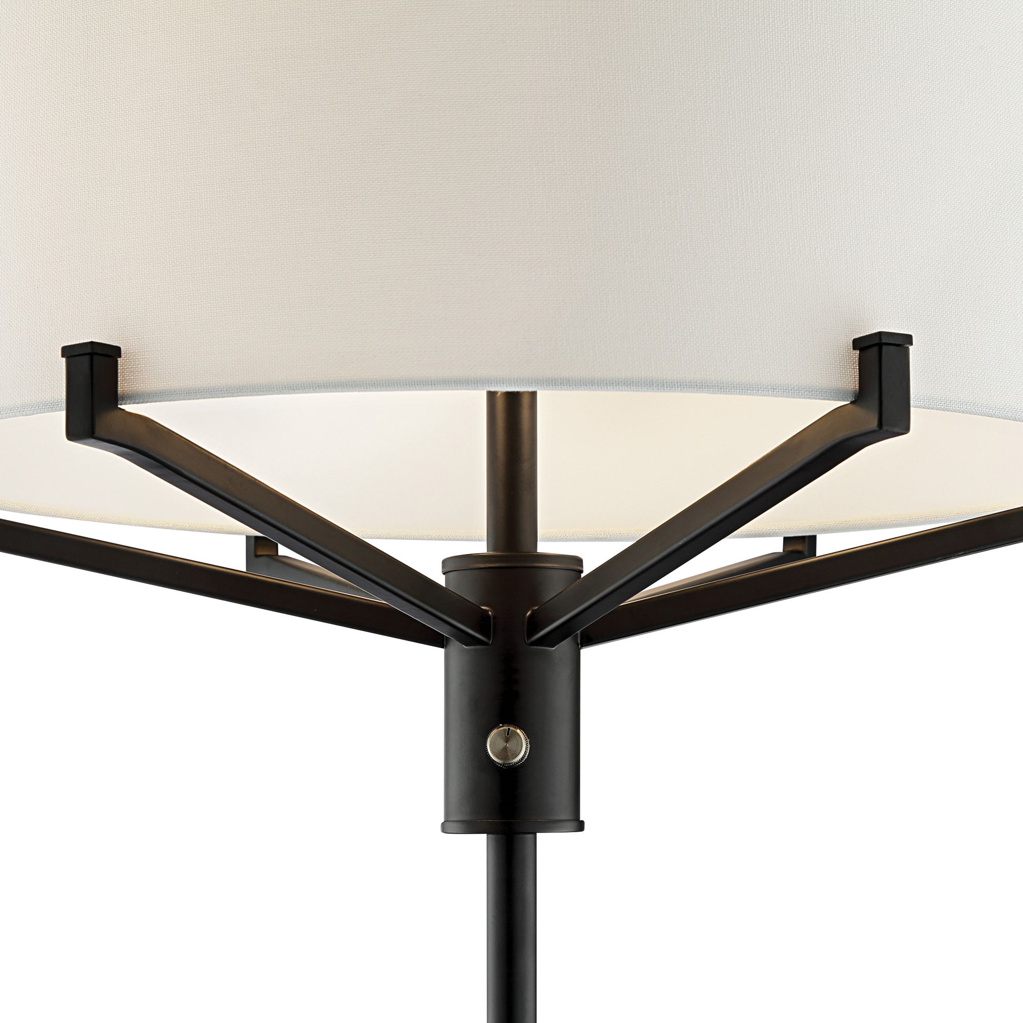 Lite Source 61" High Jerod Black Metal Floor Lamp 42G32 Lamps Plus