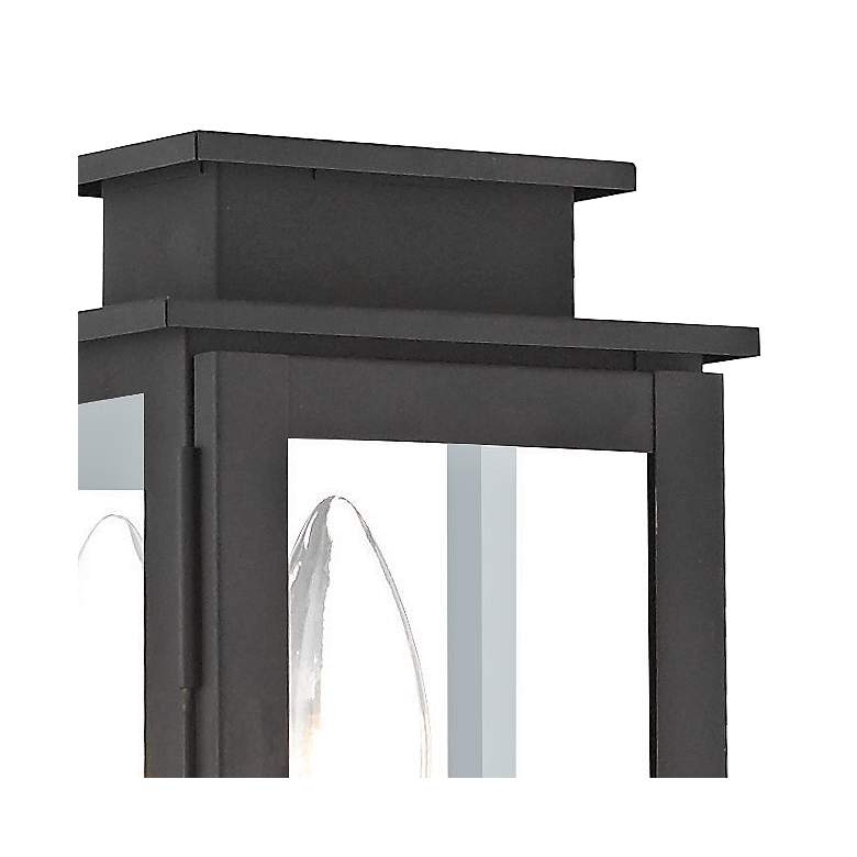 Princeton 9&quot; High Black Outdoor Wall Light more views