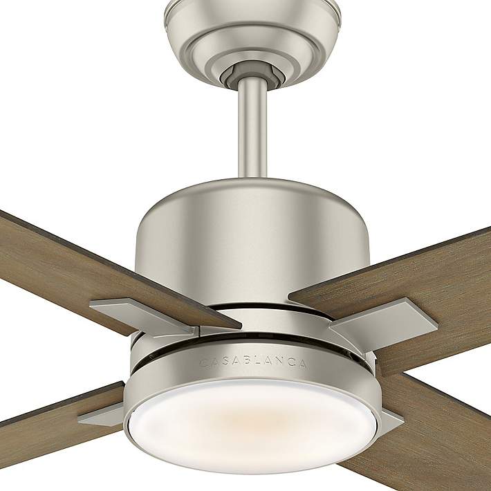 Details about   Casablanca Fan 52 inch Brushed Nickel Finish with Wall control and LED Light Kit 