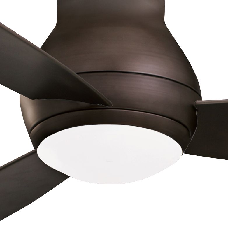 52" Emerson Curva Wet Bronze Hugger LED Ceiling Fan 42N21 Lamps Plus