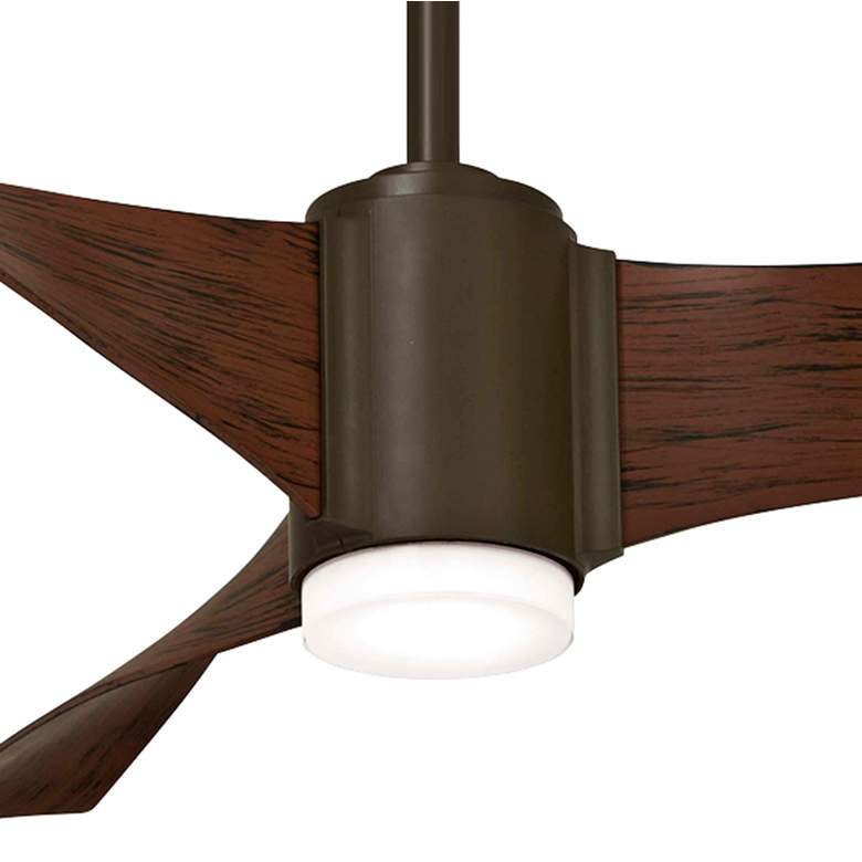 60" Minka Aire Triple Oil Rubbed Bronze LED Ceiling Fan ...