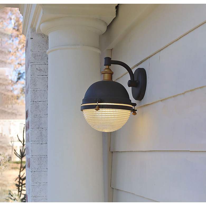 Maxim Portside 11&quot; High Oil-Rubbed Bronze Outdoor Wall Light more views