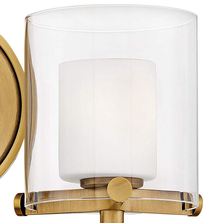 Hinkley Rixon 7&quot; High Heritage Brass 2-Light LED Wall Sconce more views