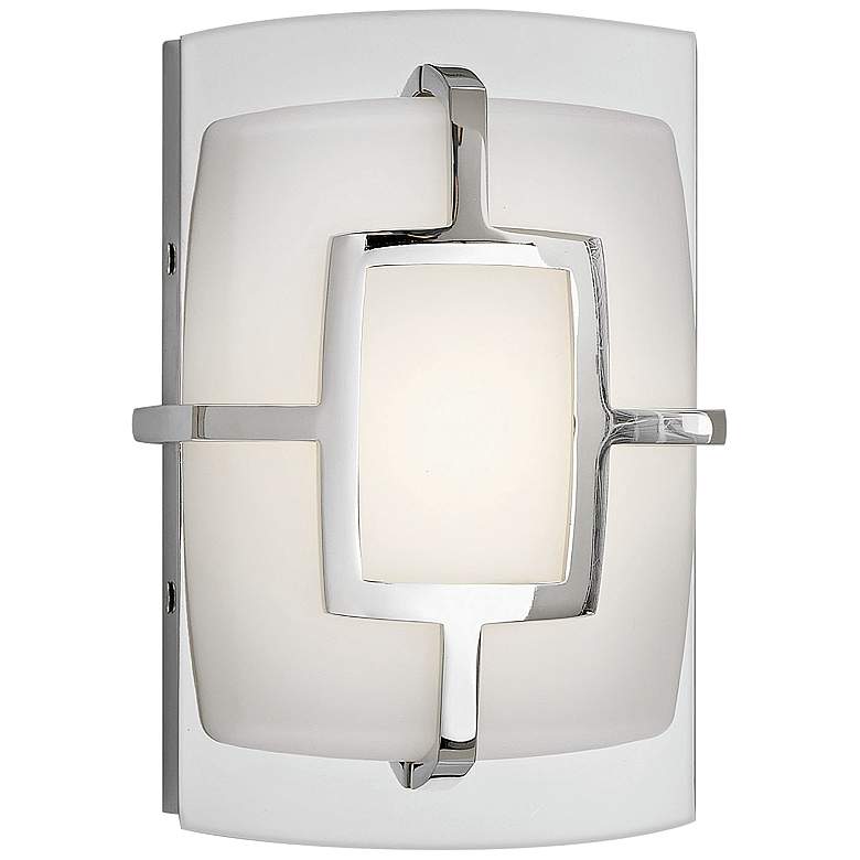 Hinkley Sisley 5&quot; High Polished Nickel LED Wall Sconce more views