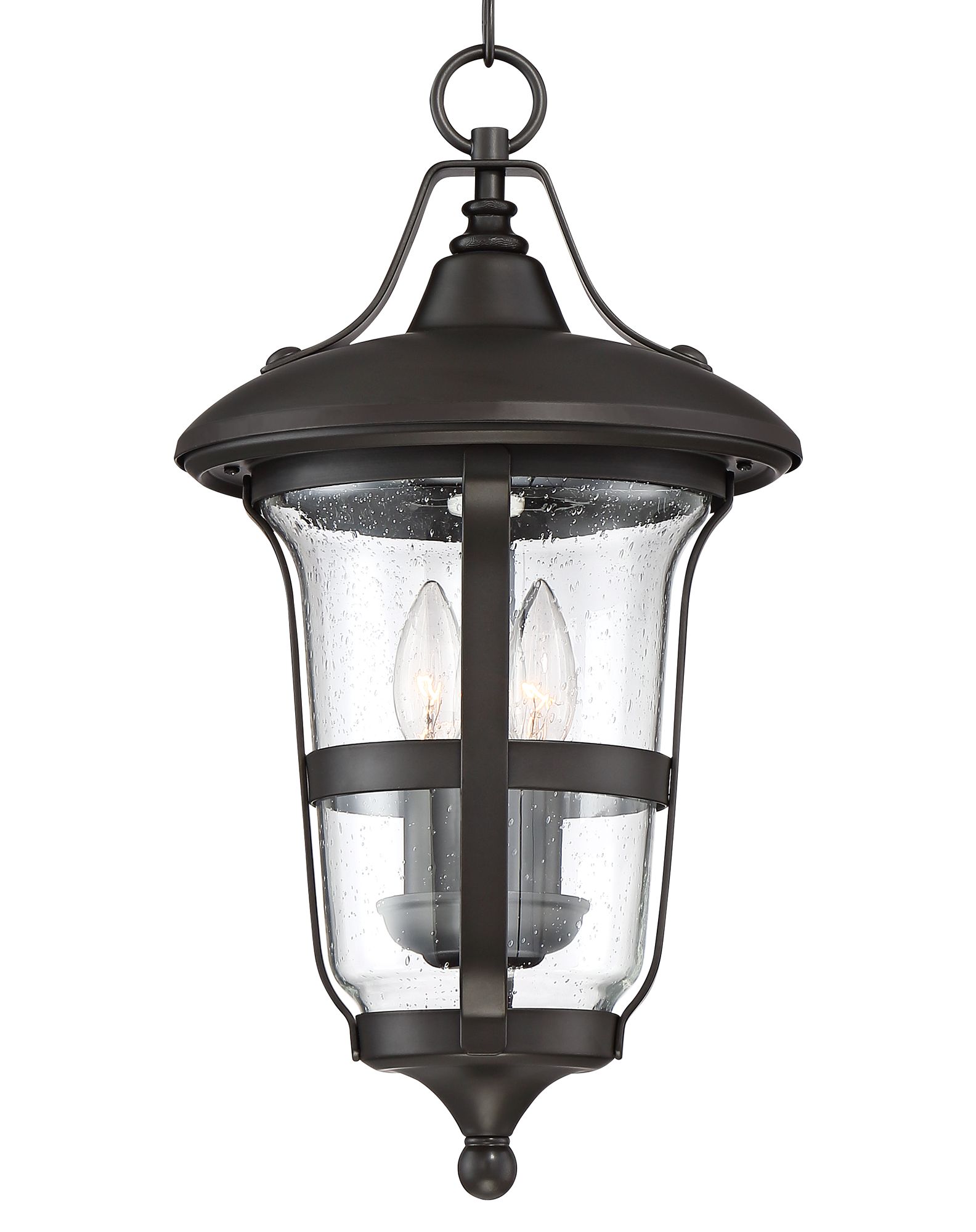 Birmingham 19" High Bronze 3Light Outdoor Hanging Light 44X46 Lamps Plus