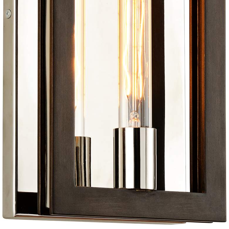 Enigma 14&quot; High Bronze Modern Wall Sconce more views