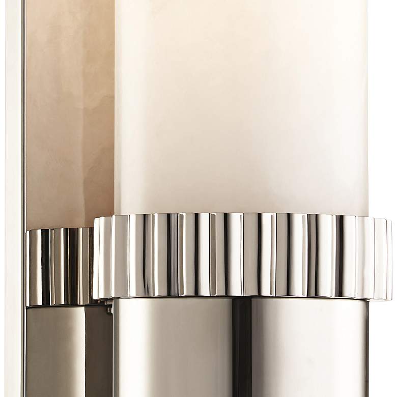 Image 2 Hudson Valley Argon 15" High Polished Nickel LED Wall Sconce more views
