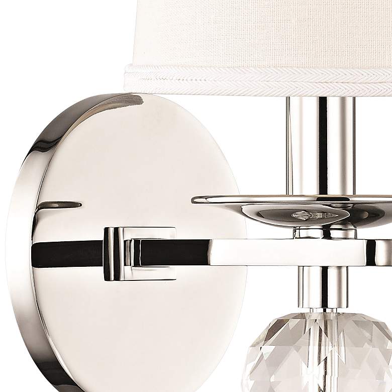 Hudson Valley Persis 20 1/4&quot;H Polished Nickel Wall Sconce more views