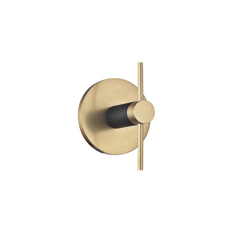 Image 3 Mitzi Astrid 18" High Aged Brass 2-Light Wall Sconce more views