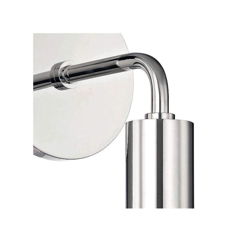 Mitzi Ava 11&quot; High Polished Nickel Wall Sconce more views