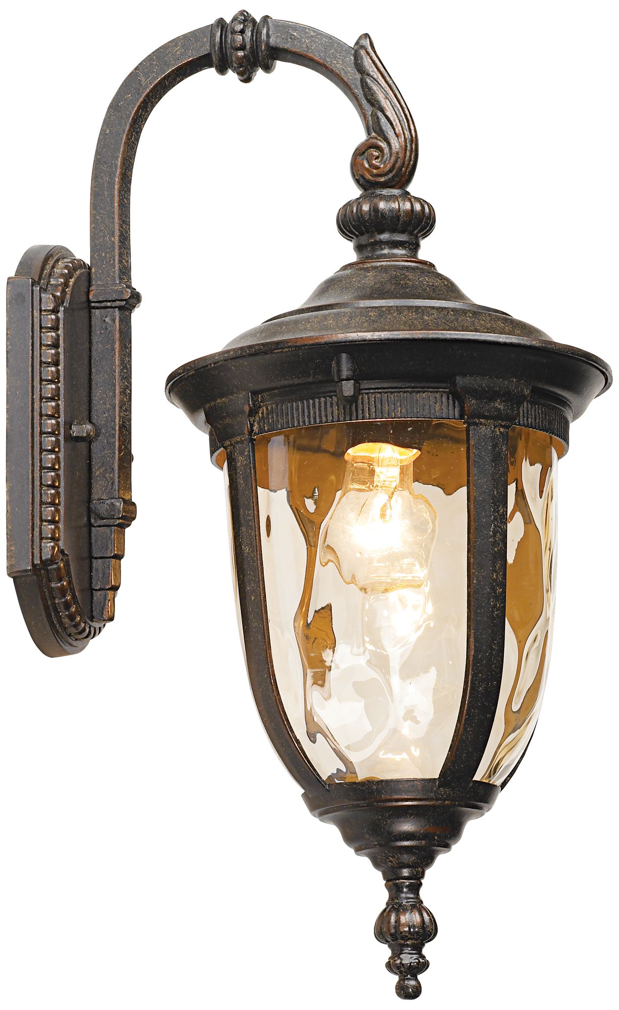 Bellagio 16 1/2" High Bronze Downbridge Outdoor Wall Light 46910