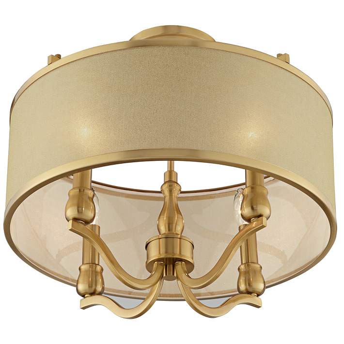 Nor 18 Wide Antique Brass Traditional, Ceiling Light Chandelier Antique Brass