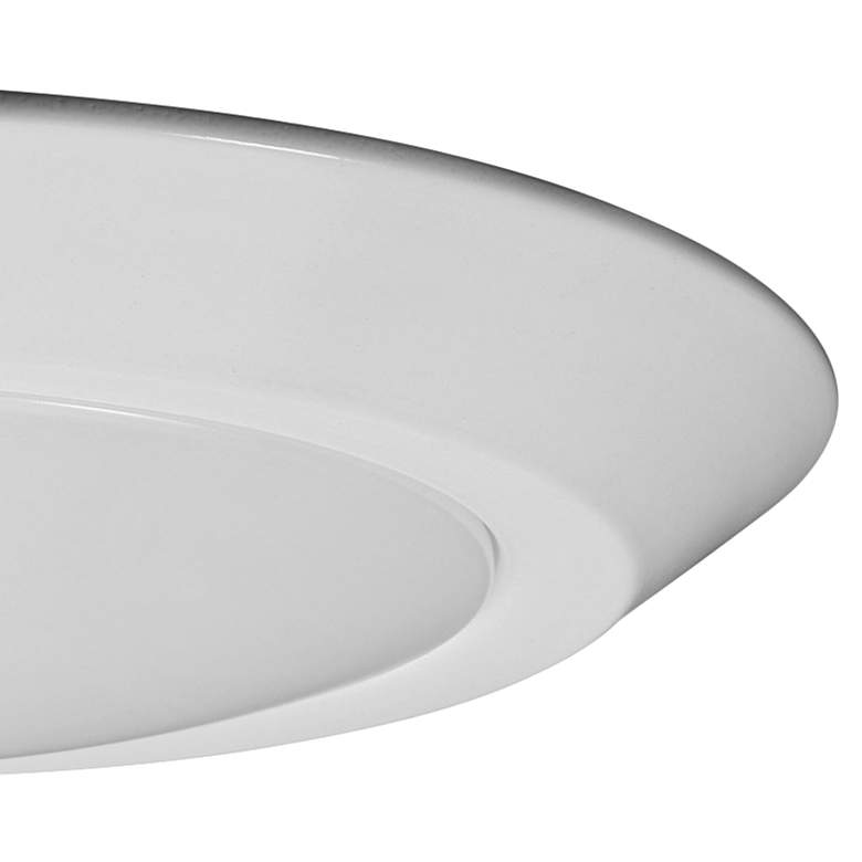 Image 2 Satco Nuvo Lighting 10" Wide White 3000K LED Ceiling Light more views