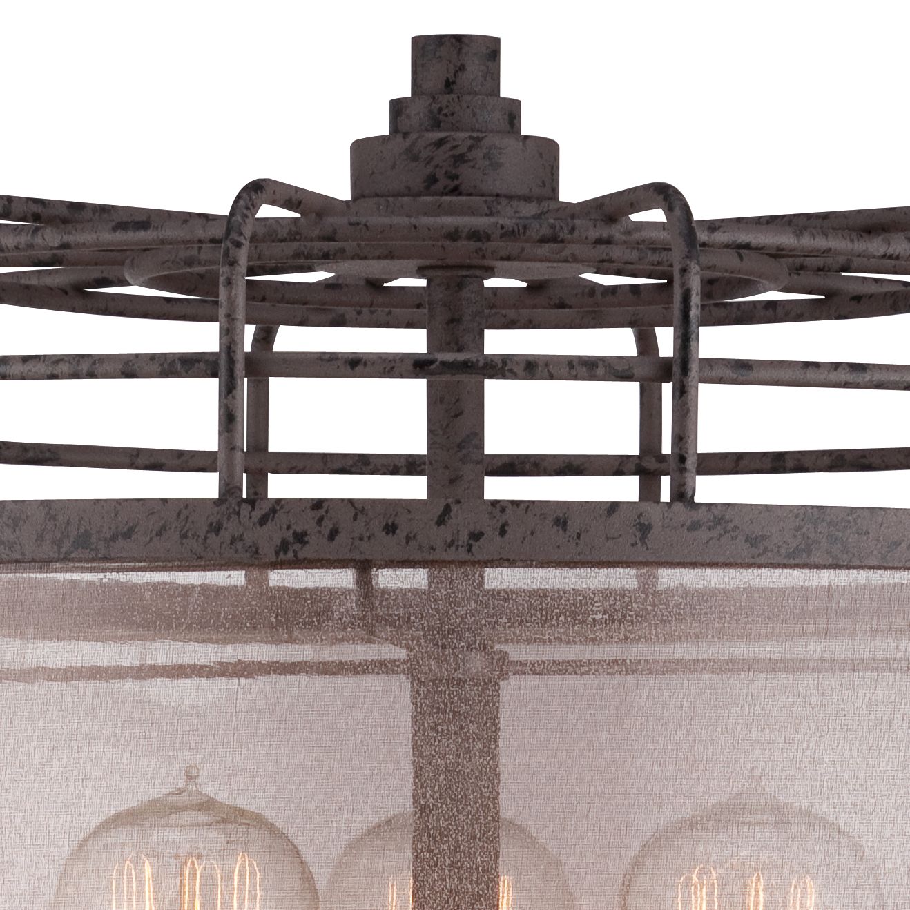 Lock Arbor Industrial Cage Metal Table Lamp 4D030 Lamps Plus