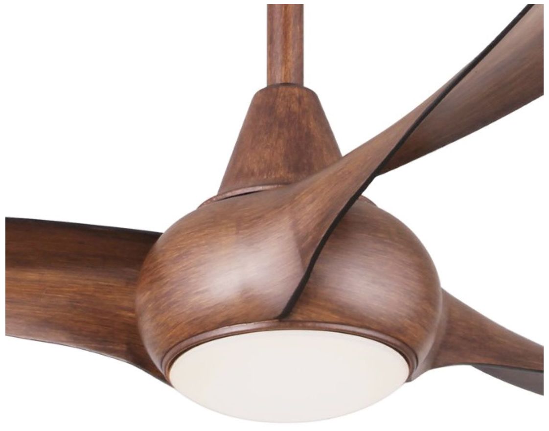 52 Minka Aire Light Wave Distressed Koa Ceiling Fan 4n706