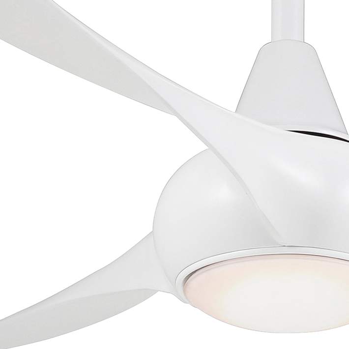 52 Minka Aire Light Wave White Ceiling Fan with Remote Control