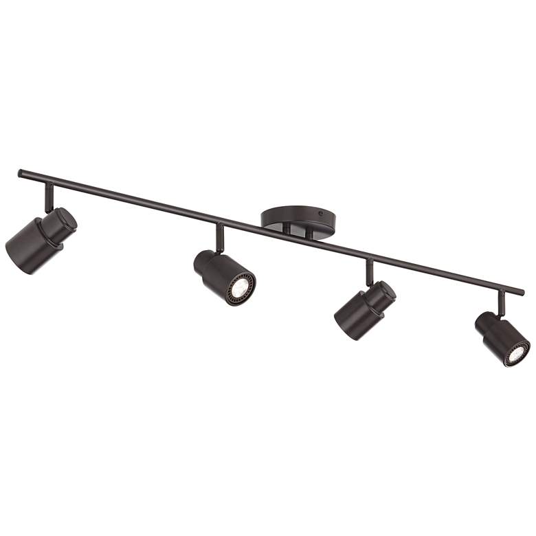 Image 6 Pro Track Melson 4-Light Bronze GU10 LED Wall or Ceiling Track Fixture more views