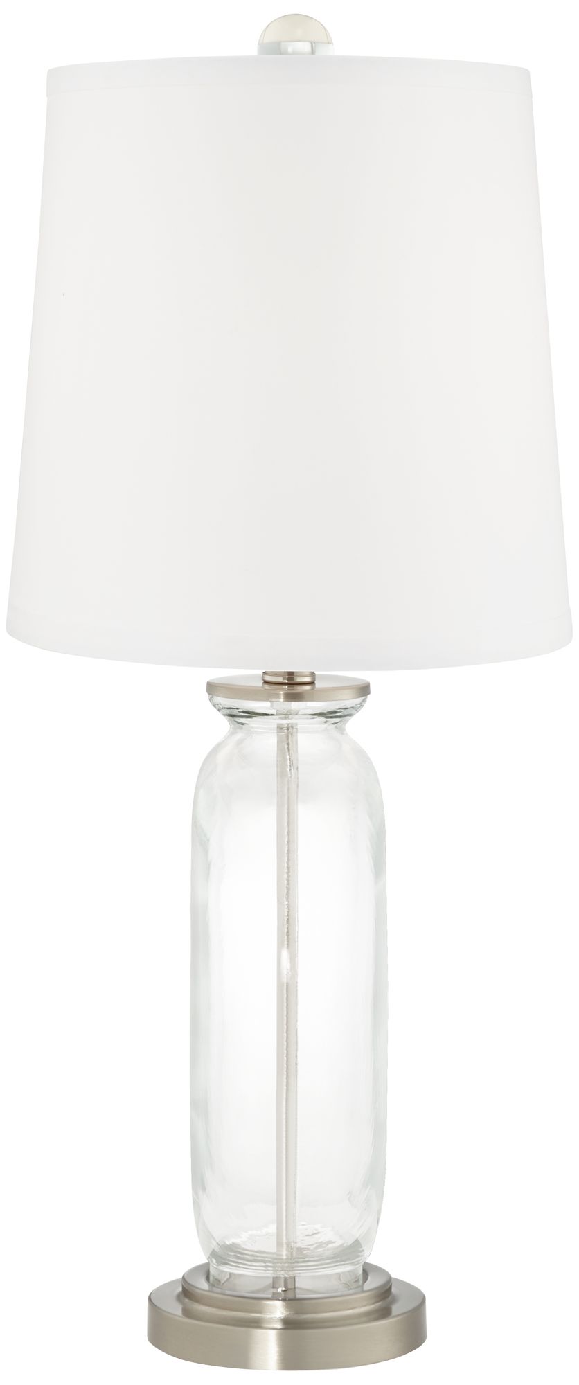 Clear Glass Fillable Carrie Table Lamp Set of 2 53D78 Lamps Plus