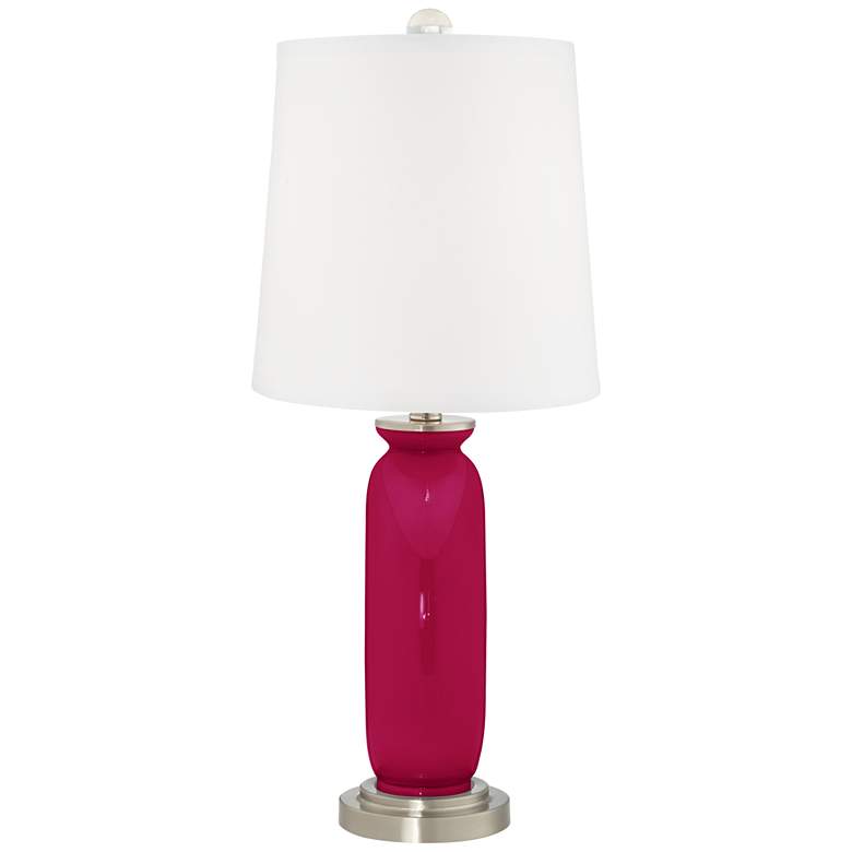 French Burgundy Carrie Table Lamp Set of 2 more views