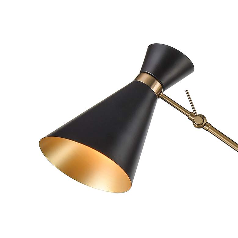 Image 2 Dimond Chiron Matte Black 3-Light Adjustable LED Floor Lamp more views