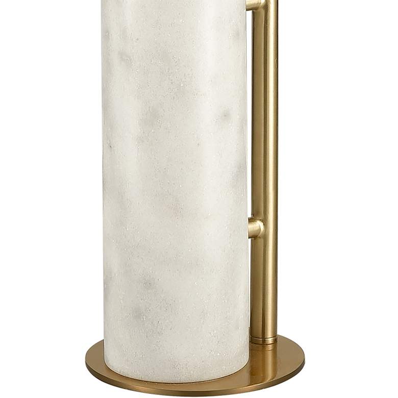 Image 3 Dimond Dien Honey Brass Metal Adjustable LED Arc Floor Lamp more views