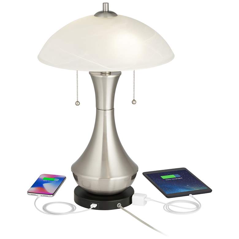 Simon Modern Accent USB Table Lamps Set of 2 more views
