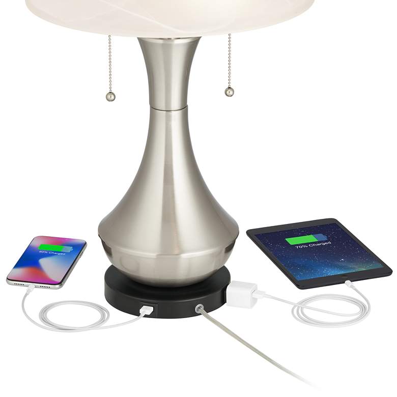 Simon Modern Accent USB Table Lamps Set of 2 more views
