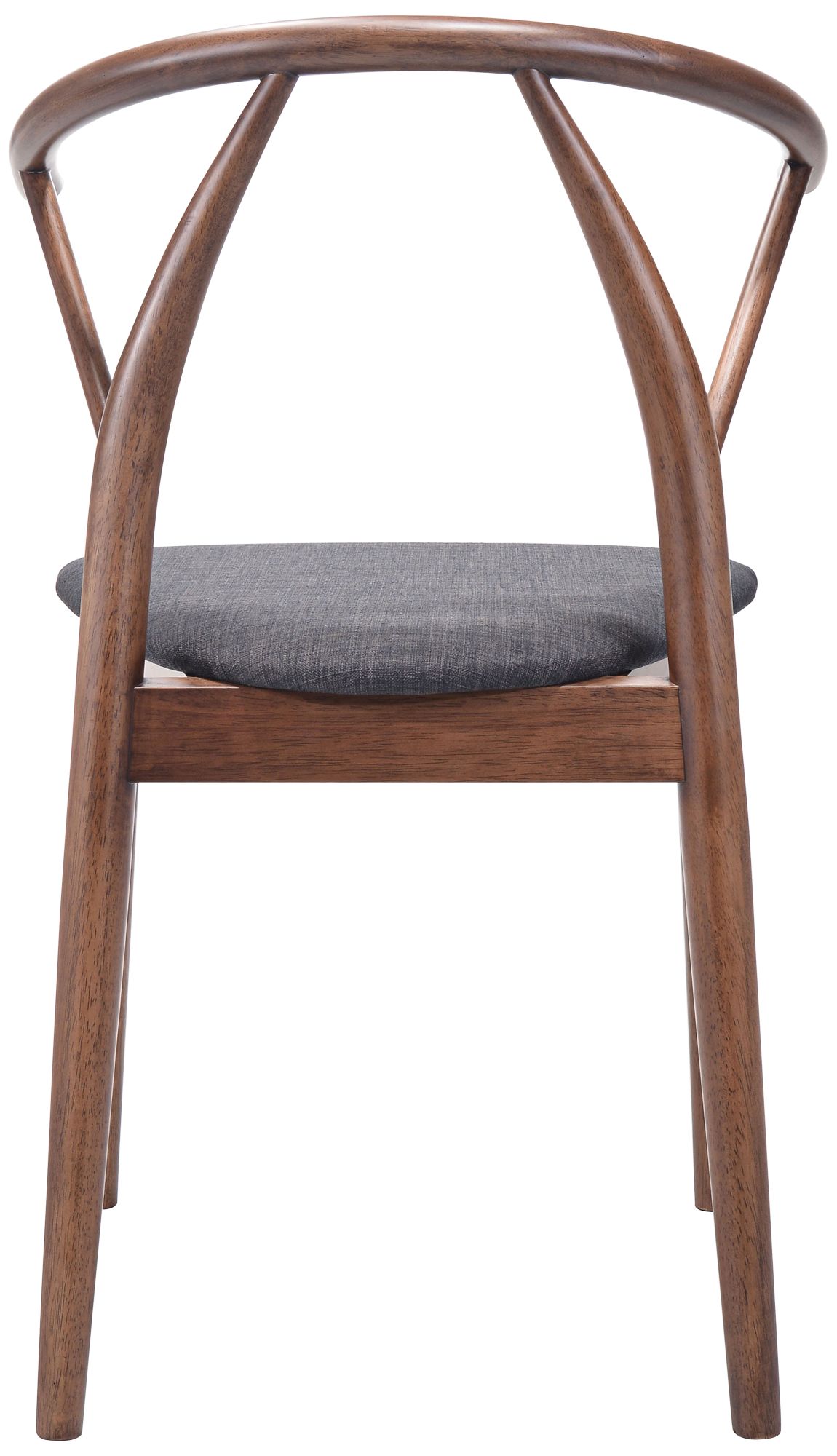 Zuo Communion Espresso Fabric Dining Chairs Set Of 2