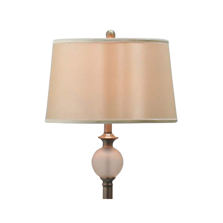 Image 4 Regency Frosted Glass and Antique Brass Urn Floor Lamp more views