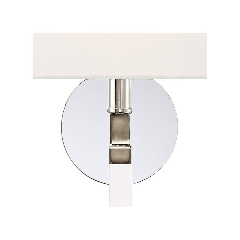 Crystorama Renee 21 3/4&quot; High Polished Nickel Wall Sconce more views