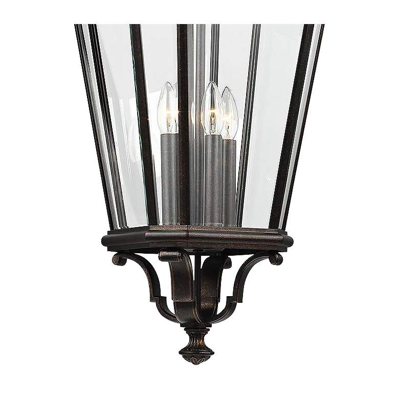 Cotswold Lane 31&quot;H Bronze and Beveled Glass Hanging Light more views