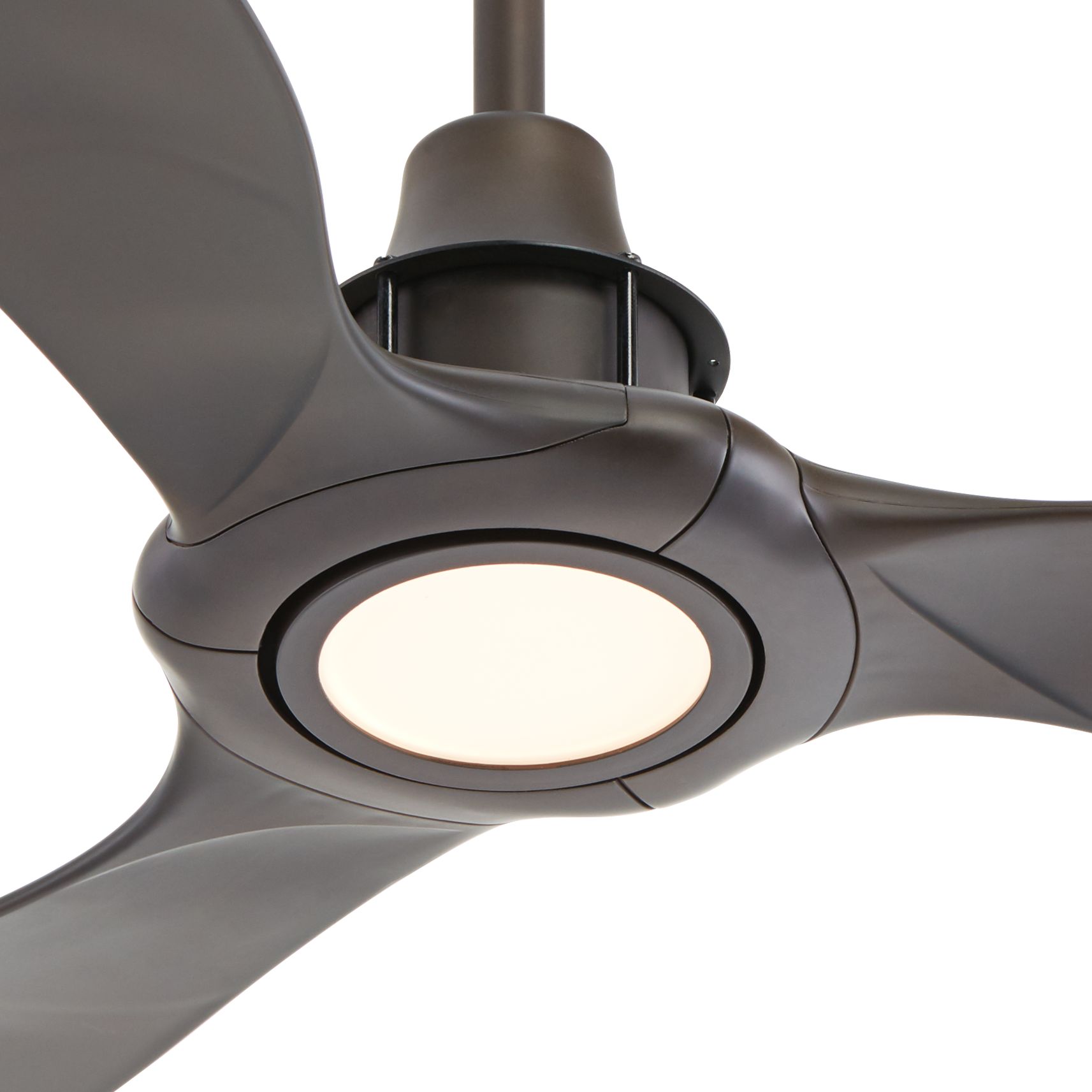 58" Interceptor OilRubbed Bronze Damp LED Ceiling Fan 57P80 Lamps