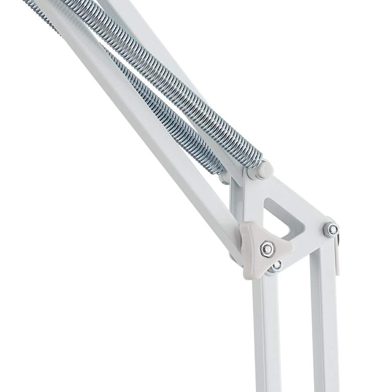 Image 7 Clancy White LED Architect 3X/5X Magnifier Desk Lamp more views