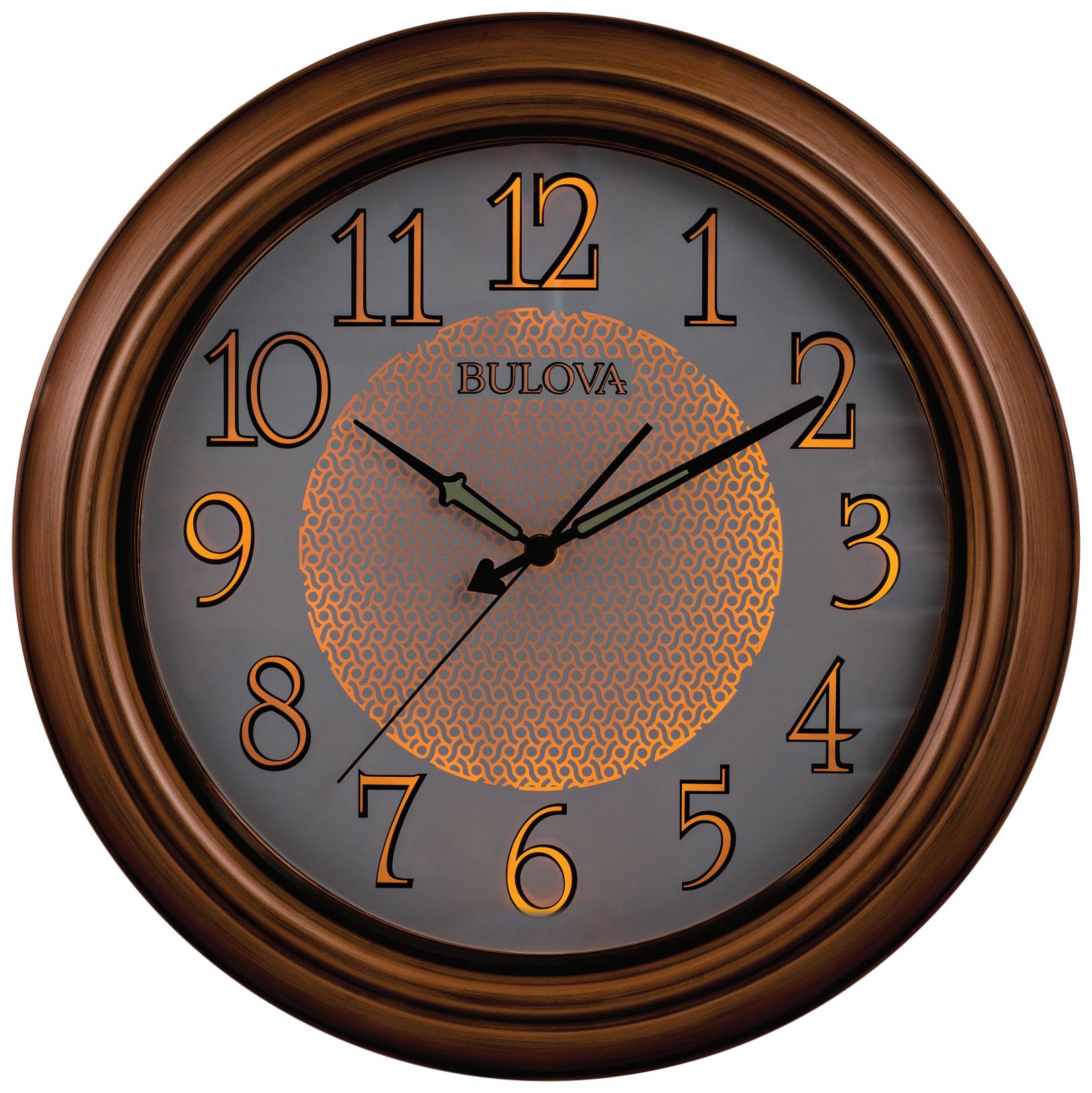 Bulova Providence Aged Copper 18" Round Outdoor Wall Clock 58C51