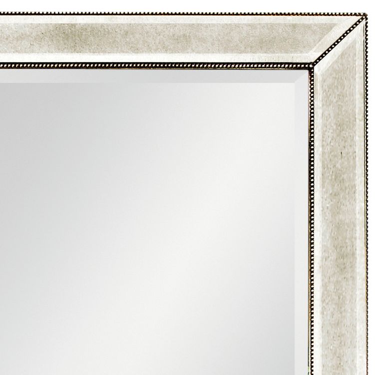 Hollywood Glam Antique Mirror 44" x 82" Beaded Floor Mirror 58K44