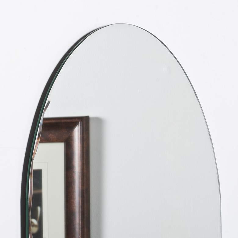 Rita Modern 23 1/2&quot; x 31 1/2&quot; Arched Wall Mirror more views