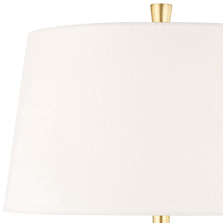 Hudson Valley Bowdoin 14 3/4&quot; High White Accent Table Lamp more views
