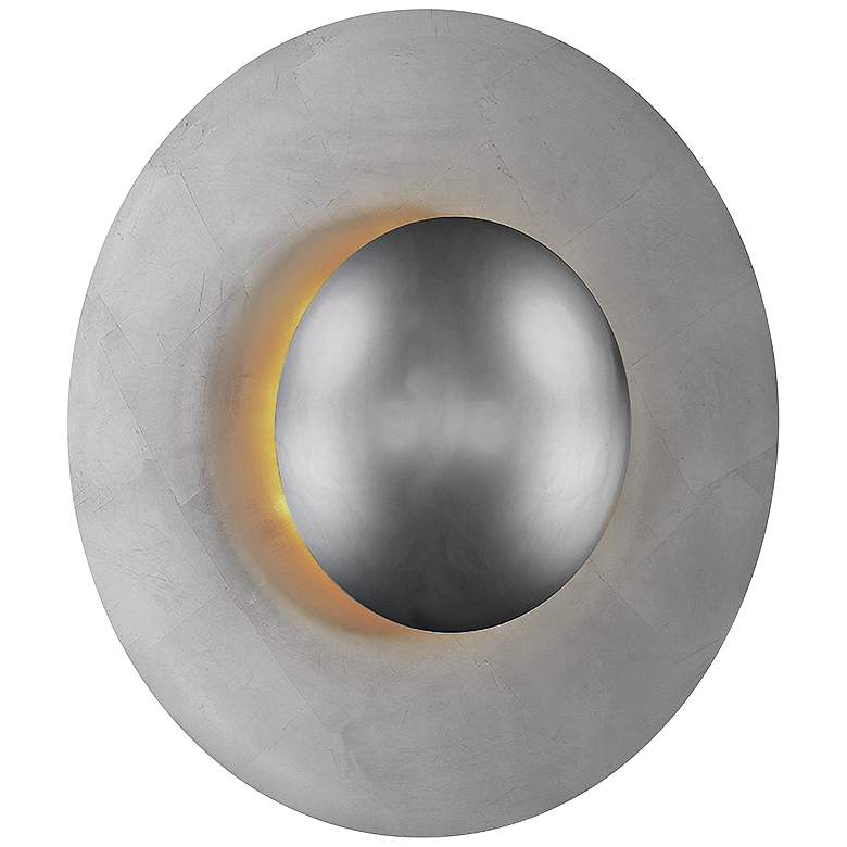 Modern Forms Blaze 24&quot; High Silver Leaf LED Wall Sconce more views