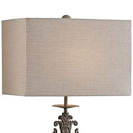 Uttermost Gerosa Distressed Aged Bronze Table Lamp more views