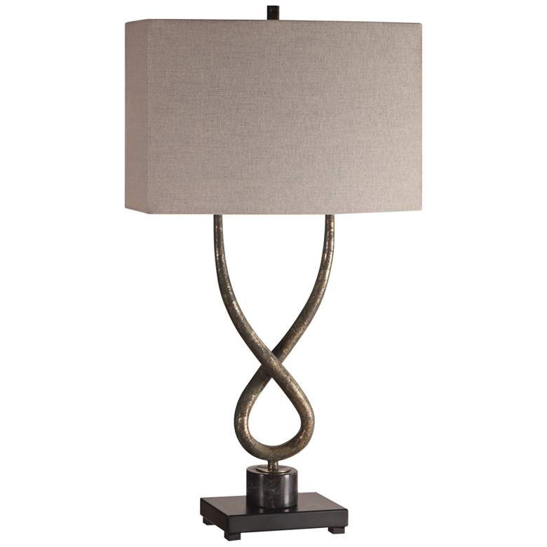 Uttermost Talema Twisted Steel Base Table Lamp more views