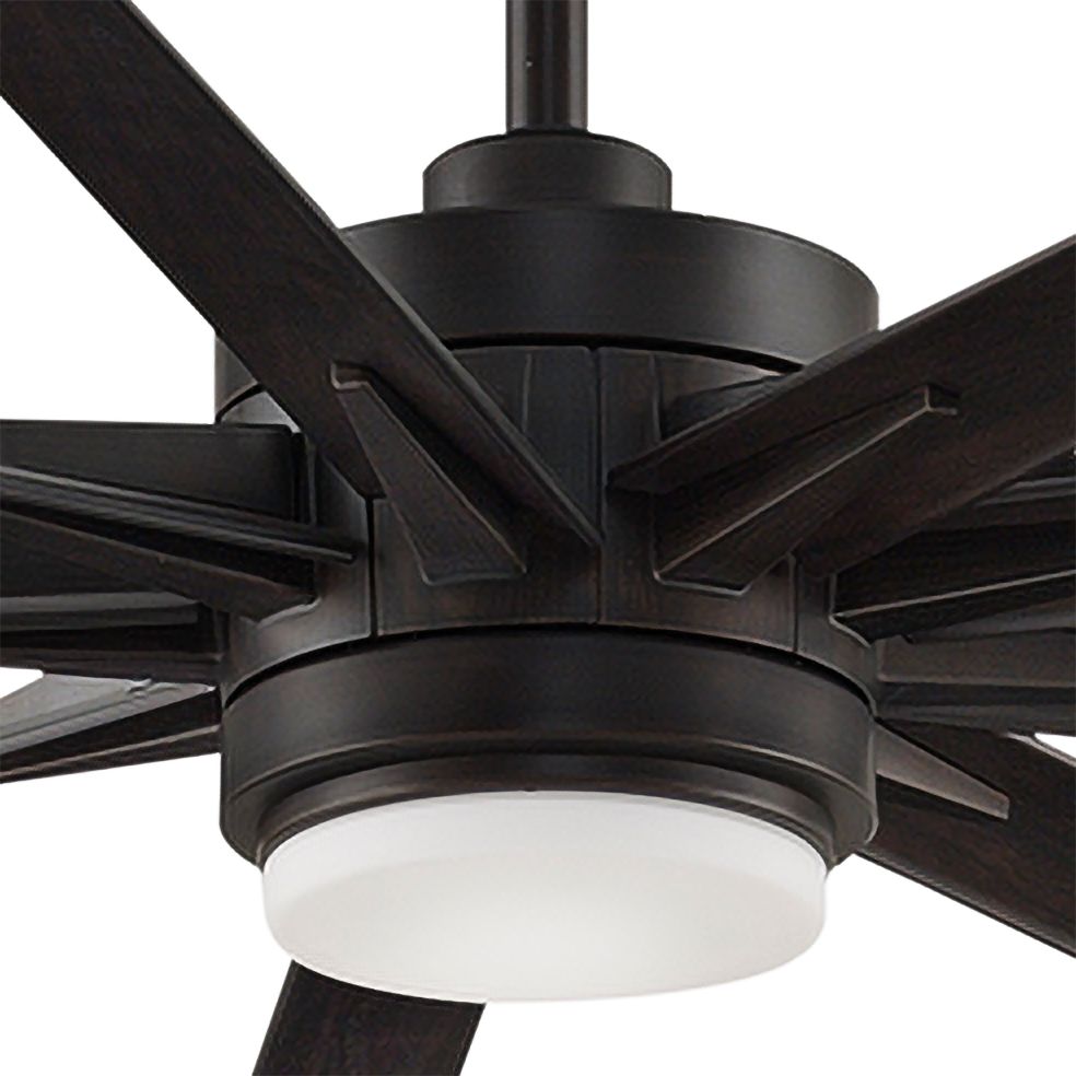 84" Fanimation Odyn 84 Dark Bronze LED Outdoor Ceiling Fan 59P67